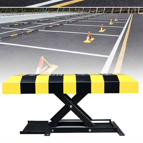 Paletto di parcheggio per vialetti, barriera di parcheggio pieghevole, con telecomando e allarme automatico, impermeabile IP67, mini paletto di sicurezza per posti auto