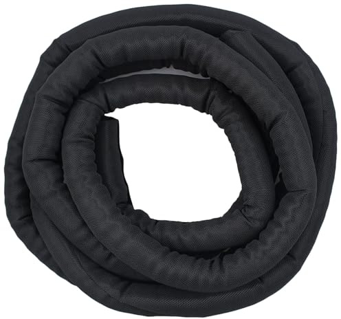 3 Metri Nascondi Cavi,Raccogli Cavi Scrivania,Cable Management Scrivania,Coprifili Elettrici,Portacavi,Nero(Ø 25mm)