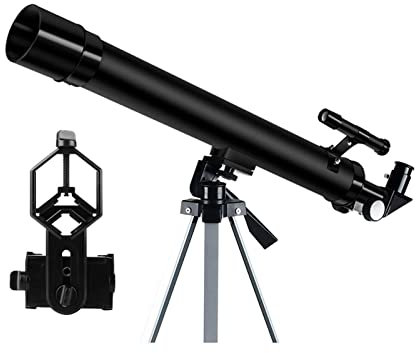 Telescope Teleskop-Astronomisches Refraktorfernrohr, Kinderteleskop für Astronomie-Anfänger, kompakt und tragbar, höhenverstellbares Stativ, Reiseteleskop Telescope