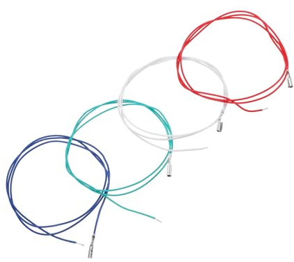 ifundom 4piezas Cable Fono De Repuesto Para Tocadiscos Accesorio De Estereo De Cable Para Cabezal De Fonografo Suministro De Reparacion