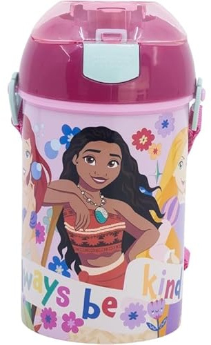 arlis Vaiana Princess Bouteille d'eau automatique – Vaiana 450 ml (Pop Up Bottle Vaiana)