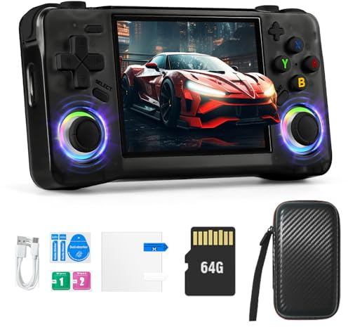 Colourbing XF35H Retro Handheld Game Console - 18000+Classic Games, 3.5 inch IPS Screen, Linux Open Source, 4000mAh Long-Lasting Battery, Portable Design with WiFi Multiplayer Support