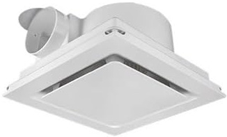 Extractor de Aire Ventilador de Techo Integrado for Cocina, baño, Extractor Aire , Fuerte reducción Ruido Ventilador de Piso