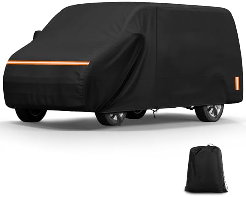 Coviek Wohnmobil Abdeckung für VW T4 T5 T6, Wasserdicht, UV-Beständig | 420D Oxford Gewebe Autoabdeckung, PU-Atmungsaktiv Wohnmobilabdeckungen, Auch für Eine Reihe Von Wohnwagen, 530 × 190 × 199 cm