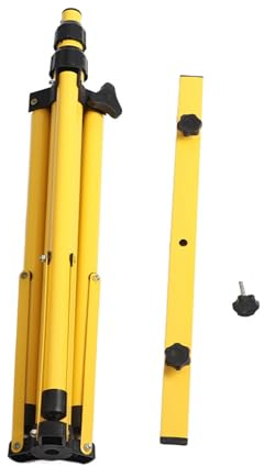 Fafeicy Supporto per Treppiede Telescopico Tbar, Materiale in Ferro, Altezza Regolabile 60-150 Cm, Ideale per l'illuminazione di Fabbriche e Cantieri