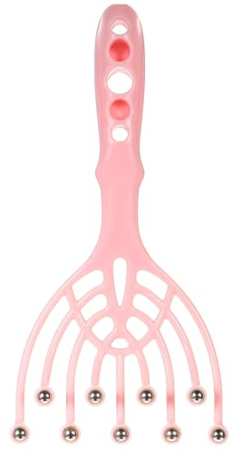 VICASKY Rascador Cabeza Garra de Masaje de Cabeza de Acero y Diseño de Nueve Garras para Cuero Cabelludo, Adecuado para Rutina de Relajación en Casa