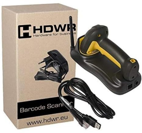 Barcode Scanner, 1D, 2D, QR Code Scanner Apotheke, Lager, Dockingstation automatischen Aufladen des Lesegeräts, Kabelloser Codeleser EAN Data Matrix, HD-SL99 HDWR