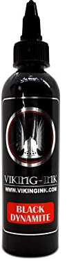 VIKING INK - BLACK DYNAMITE 4oz (120ml) - Tattoo Ink