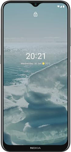 Nokia G20 - Smartphone 64GB, 4GB RAM, Dual Sim, Glacier (Renewed)