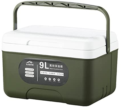 LYEAA Réfrigérateur de voiture 6 L/9 L ni Frid Picnic Refrirato Préservation de la chaleur et du froid pour la maison et l'extérieur Cam