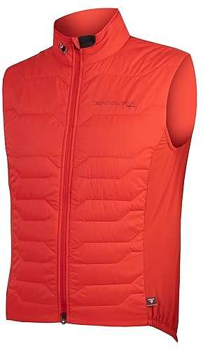 Endura Mens Pro SL PrimaLoft Road Cycling Vest Pomegranate, Medium