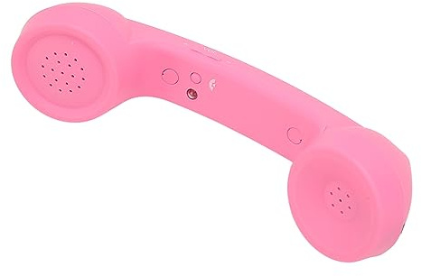 Auricular de Teléfono Bluetooth, Receptor de Teléfono Móvil Inalámbrico Recargable a Prueba de Radiación Retro Compatible con Teléfonos Móviles, Portátiles y Otros Dispositivos