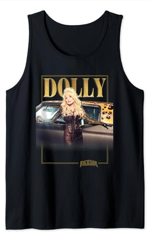 Dolly Parton Rockstar Doré Débardeur