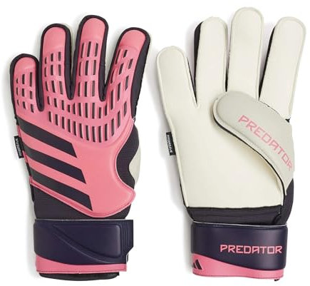 adidas Unisex Match Fingersave Torwarthandschuhe, Turbo/Aurora Black/Turbo, 11