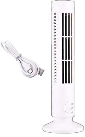 Ventilador de torre - Ventilador eléctrico USB | Ventilador de mesa personal pequeño | Ventilador de pie | Ventilador de mano | Ventilador de refrigeración de escritorio | Ventilador silencioso |