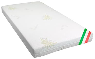 GHIOCUSCINI | Fodera RICAMBIO per Materasso Neonato 120 x 60 x 11 cm, Fodera ALOE VERA, Certificato EN16890:2017 + A1:2021, OEKO-TEX®, CertiPURTM, Lavabile, IMBOTTITURA NON INCLUSA, Made in Italy