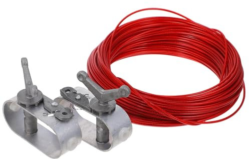 Yardwe 3stücke -kit Mit Stahlkabel Und Seilspannwerkzeug Für Schwimmbeckenabdeckung Zur Befestigung Von Winterwinde Und Outdoor- Ratsche Und Klemme Für Robuste Fixierung