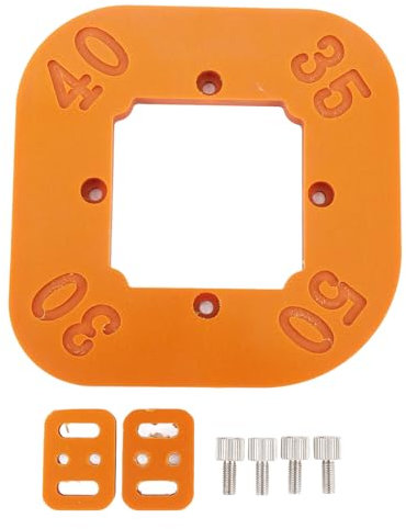 Gabarits de Rayon pour Toupie, Gabarit de Rayon D'angle Arrondi pour le Travail du Bois R30 R35 R40 R50, Gabarit de Rayon D'angle Multifonctionnel Haute Précision pour Table de