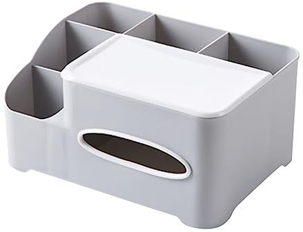 TIDTALEO Stackable Storage Boxes Organiser for Tissue Storage Desktop Makeup Organizer Box