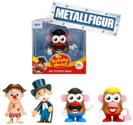 Jada Toys Hasbro Figur (1 Stück) - 1 von 4 Sammelfiguren beliebter Spiele-Klassiker aus Metall für Fans und Sammler ab 8 Jahre, Welle 1, Auswahl per Zufallslos, je ca. 6,5 cm