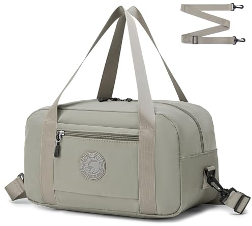 SPAHER Pequeño Bolsas de Viaje 35x20x20cm Ryanair Equipaje de Mano Cabina Plegable Bolsa de Deportiva Gym Vuelo con Bolsillo Húmedo Bolso Equipaje Impermeable Mujer Hombres Travel Cabin Duffle Bag