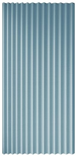 ASTVDFQK Wasserdichter Duschvorhang Fürs Badezimmer, Faltbare Duschvorhänge Fürs Badezimmer – Weicher Stoff, Maschinenwaschbar(Blue,120x220cm)