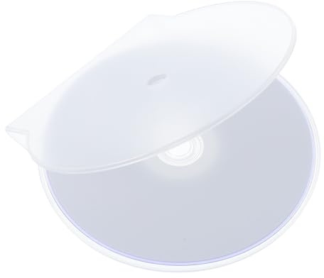 TEHAUX Leere CD und Beschreibbare DVD Rohlinge mit Großer Speicherkapazität Kunststoff Inkl Aufbewahrungsbox für Musik Telefonaufnahmen und Heimkino