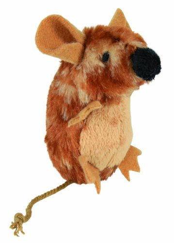 Trixie 4011905457857 Maus Plüsch mit Sound, 8 cm