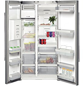 Siemens KA62DV71 Side by Side/A + / Refroidissement : 385 L/Congélateur : 177 L/Inox anti-empreintes/NoFrost/Anti-traces de doigts