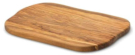 Continenta Olivenholz Schneidebrett in hochwertiger Edel Qualität, Gemüsebrett, universal Küchenbrett, 29 x 18 x 1,6 cm