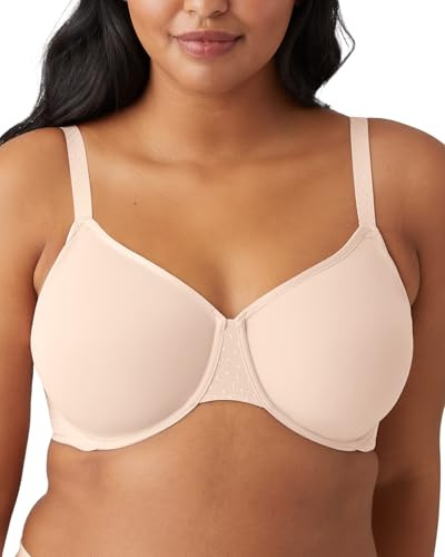 Wacoal Women's Back Appeal Minimizer Unlined Underwire Bra, Rose Dust, 36DDD