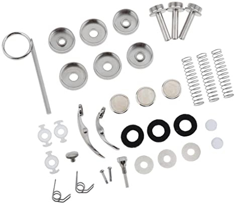 perfk Trompete Reparatur Kit. Wasserschlüssel Wert Pads, Knöpfe, Set Holzblasinstrument