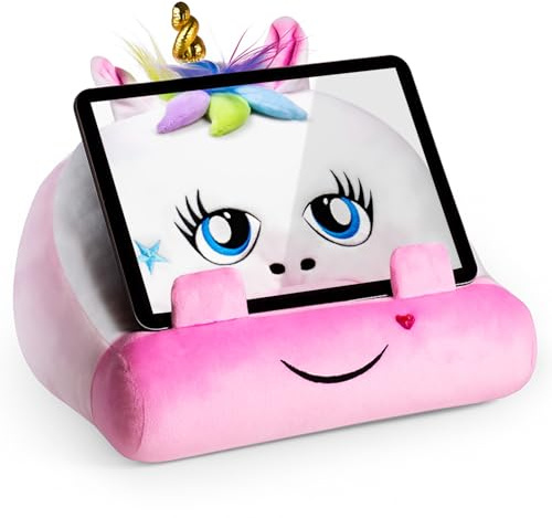Cuddly Reader Children iPad Stand | Tablet Stand | Book Holder| Reading Pillow | Reading in Bed at Home | Tablet Lap Rest Cushion | Fun Novelty Gift Idea for Readers, Book Lovers