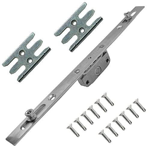 Kit universel de réparation de fenêtre en ligne 800 mm Espagnelette 20 mm Distance 8 mm Champignons + vis incluses