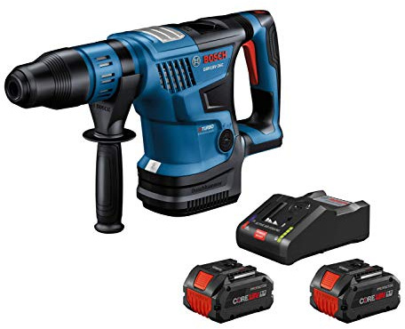 Bosch GBH18V-36CK24-RT 18V PROFACTOR Brushless Lithium-Ion 1-9/16 in. Cordless SDS-max Rotary Hammer Kit with BiTurbo Technology (8 Ah) (Renewed)