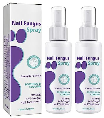 Zinbole 1/2/3pcs Spray anti-fongique Medinail, spray avancé pour les pieds et les ongles, blanchisseur d'ongles pour les ongles jaunes, 100 ml. (2 PCS)