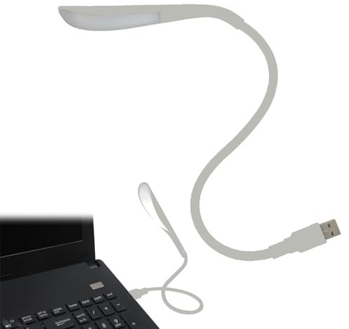 Luce Lettura USB Dimmerabile, Lampada USB Per PC, Lampada Led USB Per Tastiera Computer, Lampada LED USB Flessibile, Luce USB Regolabile Per Laptop, Luce USB Portatile, Lampada USB Per PC Portatile