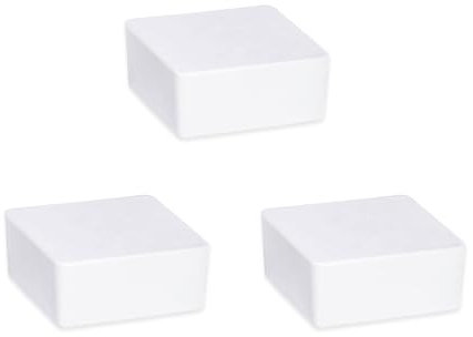 WENKO Lot de 3 recharges humidificateurs Cube 500 g | Parfum Orange | Bloc granulé | Réduit Les moisissures et Les odeurs | Pièce jusqu'à 40m² | Effet instantané jusqu'à 2 Mois | 10x5x10cm | Blanc