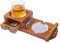 Cendrier en Bois pour Whisky et Cigare - Dessous de Verre - Accessoires de Cigares pour Homme - Coffret Cadeau - Cendrier de Bureau