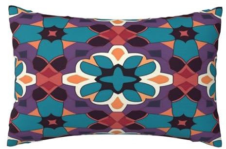 Kissenbezug 40x60 cm 2er Set Herbst Deko Kissen Weinlese, Indien Kissenbezug, Rechteckig Kissenbezüge, Weicher Sofakissen, Kissenhülle Herbst, Zier Kissen Aesthetic, Couch Deko Schlafzimme Gifts,J497