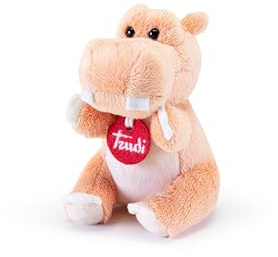 Trudi Trudino Nilpferd Idealer Plüsch als Geschenk für Geburtstage, Weihnachten und andere Anlässe | 9x14x10cm Grosse XS | Trudini | Modell 51353