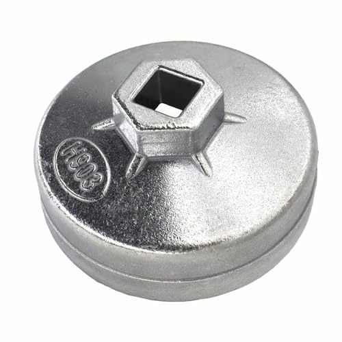 AUTOXBERT 1X Flöten Ölfilterschlüssel 74mmx 14kant Für Mercedes VW Renault Ölfilter Ölfilterkappe