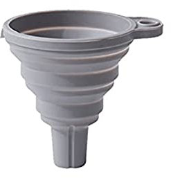 OUSIKA Entonnoir en silicone pliable entonnoir 2 pièces ensemble d'outils de cuisine entonnoir pliable adapté au transfert de liquide de bouteille d'eau Entonnoir