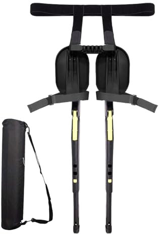Moreeulsi Unsichtbarer Stuhl, tragbarer Sitz - Beinstütze für stuhllose Stühle,Outdoor-Angelhocker, 3 Gänge verstellbar, ergonomisch, leicht, für, Fotografen