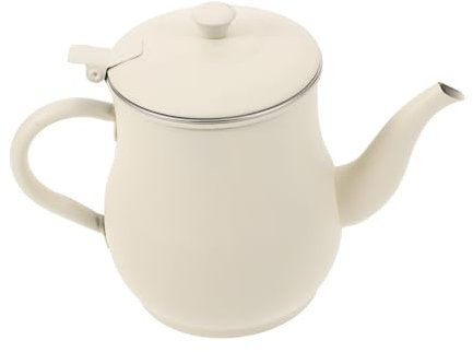 Cabilock Dispensador De Aceite De Acero Inoxidable Colador 500ml Color Blanco Mate Filtro De Grasa Para Cocina Jarra De Almacenamiento Rojo