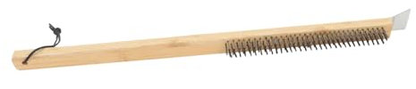 Happyyami Brosse avec Long Manche Outil De Nettoyage Non Rayant Et Chaleur pour Four Et Grill Brosse Polyvalente pour Pans Et Ustensiles De Cuisine