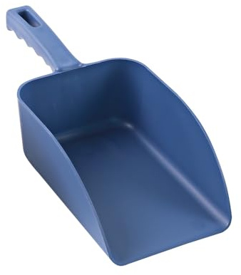2 Stück Hygoclean Handschaufel | PP, detektierbar, blau, L: 31cm, B: 13,8cm, H: 8,5cm, Handschaufel, Sackschaufel, Abwiegeschaufel