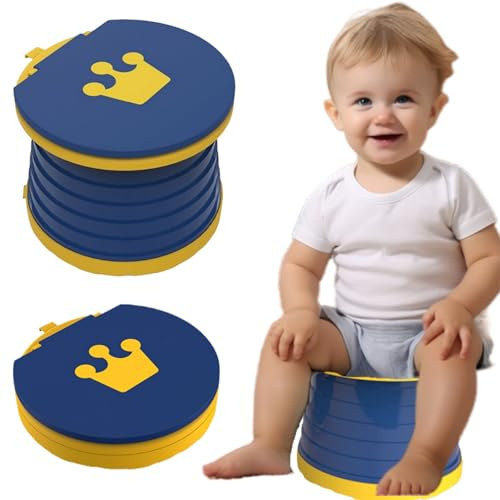Sedile Vasino Portatile,Vasino per Bambini,Gasino da Viaggio per Bambini,Vasino da Viaggio per I Più Piccoli,Sedia da Toilette Pieghevole,Toilette Portatile,Vasino Portatile per Bambini da Viaggio