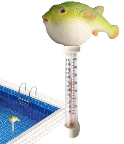 Temperaturmesser - Badethermometer Mit Tiercartoon-Motiv | Großer Wassertemperaturmesser Für Spa, Pool, Dusche, Innen- & Außenbereich, Kinder, Badewanne, Teich Und See