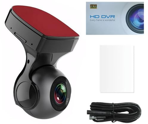 AMZGSHOP Universal Mini 1080P Dash Cam, 170° Car DVR Camera, G-sensor Driving Video Recorder, Built-in WiFi, Motion Detection, Auto Video, Night Vision
